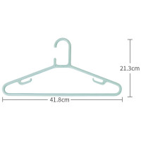 茶花(CHAHUA) 0730 吉祥衣架420型(1X5) 10只装 (单位:只) 颜色随机