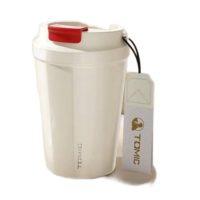 特美刻(TOMIC)TW60153UC咖啡杯保温保冷杯380ml (单位:个)白色