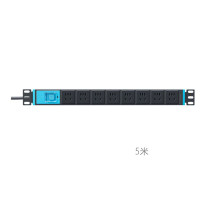 公牛(BULL) GNE-1080 插排 8位总控 5米 (单位:个)黑色