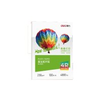 得力(deli) ZX003 高光相纸6英寸 230g 100张(单位:包)白色