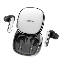 飞利浦(PHILIPS)TAT5599 AI会议降噪耳机 续航32小时(单位:副)银色