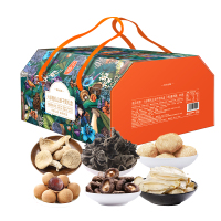 卡宴(KAUN)六珍橙礼山珍干货礼盒850g香菇菌菇礼盒汤包火锅食材炖汤煲汤 单位:盒