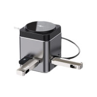 毕亚兹(BIAZE)HUB66转换器九合一无线快充拓展坞(单位:个)黑色钛金属