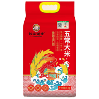 邻家饭香 YF129 鱼跃龙门款五常大米 5kg(单位:袋)真空双层包装
