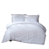 富安娜(fuanna)澳洲祛螨羊毛被 磨毛印花面料 203*229cm(单位:条) 白色