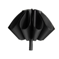 天堂 31173E 晴雨伞 全自动反向三折伞(单位:把)黑色