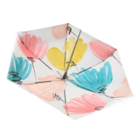 天堂 51131E 晴雨伞 五折银胶防晒伞(单位:把)斑斓