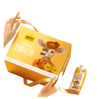 认养一头牛 A2β娟姗4.0g蛋白小金瓶纯牛奶 250ml*10盒(单位:提)