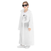 四万公里一次性雨衣儿童全身防雨男女童便携学生加厚雨披户外用品SW7163