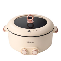 康佳(KONKA) KDHG-2001 家用鸳鸯电火锅 5L(单位:台)白色