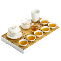 苏氏陶瓷(SUSHI CERAMICS) J0139 脂白简约功夫茶具 200m1 (单位:套)