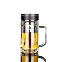 果兹(GUOZI)GZ-S53A 双层玻璃杯男士 茶水分离350ml(单位:个)