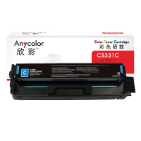 欣彩(Anycolor)粉盒 AR-CS331C 1500页 (单位:支) 适用利盟Lexmark CS331dw CS431dw CX331adwe CX431adw 蓝色