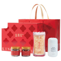 金燕耳 高山生态双有机银耳红枣桂圆干货K纯萃银耳80g红色礼盒B(单位:盒)