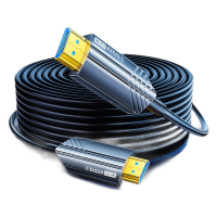 毕亚兹(BIAZE)HX33-120m光纤HDMI线2.0版4K发烧级高清线120米 (单位:个)黑色