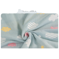 恒源祥(HYX)HYX-GT06 六层纱布儿童毯-彩云蓝 150*200cm(单位:套)