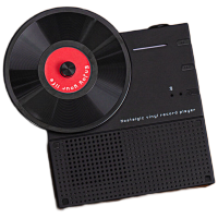 现代(HYUNDAI) YH-F033现代复怀旧创新复古黑胶唱片迷你蓝牙唱片音响 黑色(单位:个)