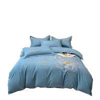 罗蒙LM-6115棉刺绣四件套床单230x250cm被套200x230cm枕头套48x74cmx2(单位:套)