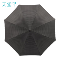 天堂 17503E 晴雨伞 加固加大半自动直柄伞 482g (单位:把)灰绿