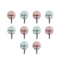 茶花(CHAHUA) 993015 活动五金强力挂钩 10个/袋 (单位:袋) 蓝色、粉色