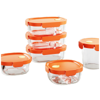 荣事达(Royalstar)RSD-BX1200Y保鲜饭盒大吉大利三件套 (单位:套)爱马仕橙