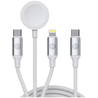 毕亚兹(BIAZE)k187-1.2米三合一充电线适用iPhone15/14华为P70小米手机手表磁吸底座 (单位:个)