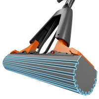 佳帮手 JBS-JMTB-28T1-GOG1P二次挤水胶棉拖把 120*28cm(单位:把)曜石黑