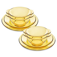 康宁餐具(Corelle Brands)8-OV-A/BF百丽碗碟套装8件组 4个汤盘+4个饭碗(单位:套)