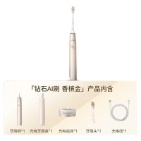 飞利浦(PHILIPS)HX9996/11钻石Ai电动牙刷电动牙刷(单位:个)香槟金