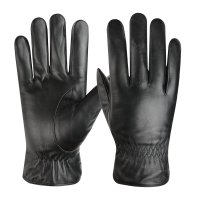 匹牧 PM-PST-013 真皮手套加绒保暖防风防滑 基本款黑色男款 均码 单位:双