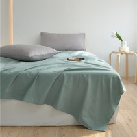 欧帝雅 ODY-BT-278 北欧风纯色精梳棉40支单被套 220*240 天青 单位:件