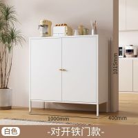 木上简 MSJ-CBG-0003 铁艺茶水餐边柜 暖白色对开铁门 1000*400*1015mm 单位:件