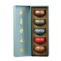 苏氏陶瓷(SUSHI CERAMICS) J0312 五行杯 5个 (单位:盒)