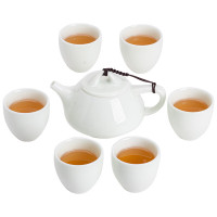 苏氏陶瓷(SUSHI CERAMICS) J1048 玉翡翠青瓷一壶六杯 七件套 (单位:套)