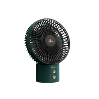 卡蛙KW-MF600J桌面电风扇USB充电小风扇摇头循环小电扇206.5*110.5*273mm(单位:台) 绿色