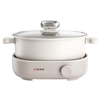 尚朋堂 SPT-HG4013A-M32 4L家用分体式涮火锅多用锅(彩邮)(单位:个)伊斯顿棕