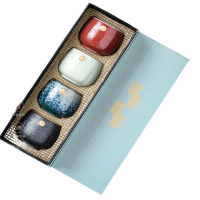 苏氏陶瓷(SUSHI CERAMICS) F0028 喜字个人杯 4个/盒 (单位:盒)