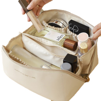 四万公里 SW7517 洗漱包23.5x10.5x11cm(单位:个)奶杏白