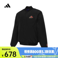 adidas阿迪达斯2024男子BB LNY PD JKT薄棉服JM5670