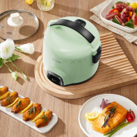 艾美特多功能电饭煲2升机械电饭煲煮饭蒸菜蒸鸡蛋