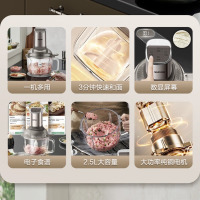 苏泊尔绞肉机家用料理机迷你多功能电动搅拌机小型碎肉机绞馅机肉馅机