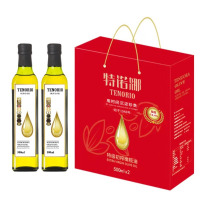 特诺娜2025新油炒菜健身食用油健身 初榨橄榄500ml*2瓶礼盒