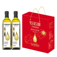 特诺娜新油2025 特初榨橄榄油750ml*2礼盒套装