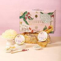 圃也家鲜炖银耳羹燕窝雪梨燕麦红豆本草银耳羹开盖即食孕妇代餐早餐 圃也家红豆本草鲜炖银耳羹260g 6碗/盒