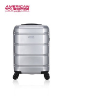 AMERICAN TOURISTER拉杆箱飞机万向轮行李箱男 出差旅行箱女661银色TG7*55001商用