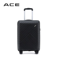 ACE/Twill硬箱拉杆箱时尚旅行箱登机箱ins行李箱 20寸-D8011-黑色