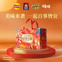 乐事中秋百事吉盒休闲食品薯片零食百事吉盒-阖欢礼官配款1377克