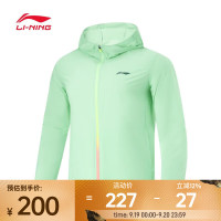 李宁清凉绿 男 运动风衣AFDU163-4 颜色 清凉绿 尺寸 4XL