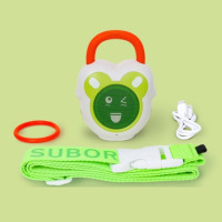 小霸王0-12岁儿童全案情景学习故事机儿歌播放器宝宝早教机语音对讲微聊 [离线+wifi]绿色