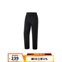 黑色 男 针织运动裤